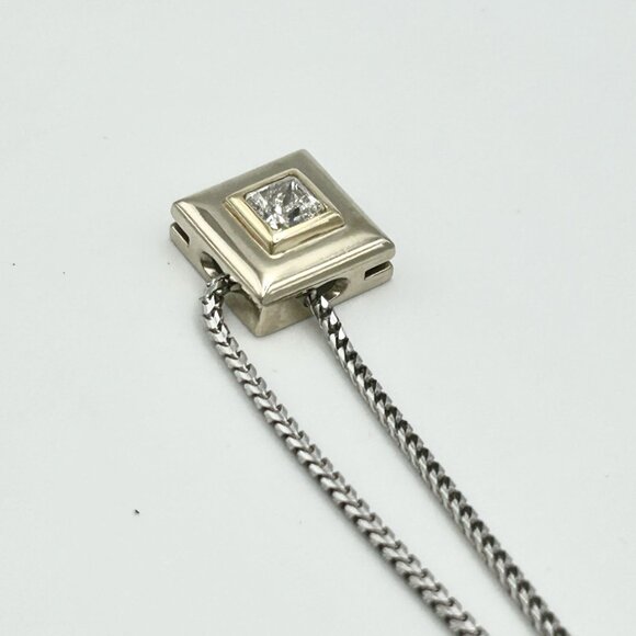 14K Diamond Pendant Necklace - Picture 6 of 13